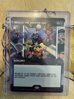 Behold the Sinister Six! - FOIL - Borderless MTG Marvel's Spider-Man M/NM - 0221 - Image 2