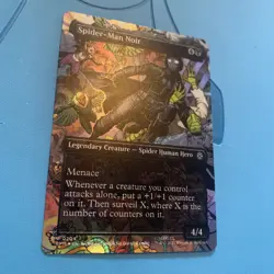 MTG Marvel Spider-Man - Spider-Man Noir - SPM U0204 Full Art Foil - Mint - Image 1