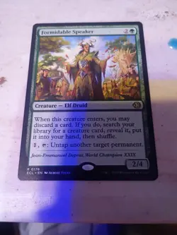 mtg Formidable Speaker, elf druid, Lorwyn Eclipsed, unplayed - Image 1