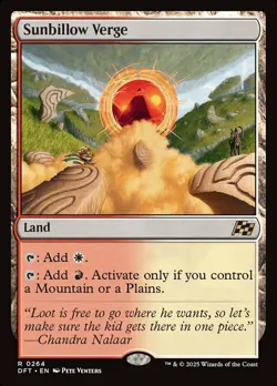 [1x] Sunbillow Verge - Foil Near Mint, English Aetherdrift MTG Magic - Image 1