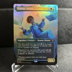 Zimone, Infinite Analyst (Borderless, Foil) MTG Commander: Secrets of Strixhaven - Image 1
