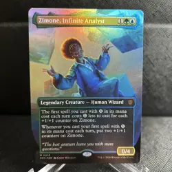 Zimone, Infinite Analyst (Borderless, Foil) MTG Commander: Secrets of Strixhaven - Image 2