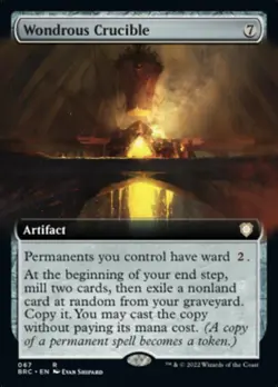 Wondrous Crucible (Extended Art) [The Brothers' War Commander] Near Mint - Image 1