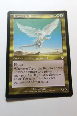 MTG Treva the Renewer x1- -Invasion-Lightly Played - Image 1