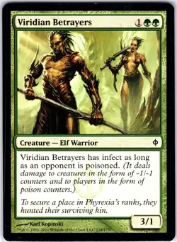 Viridian Betrayers 124 C New Phyrexia Magic the Gathering MTG NM - Image 1