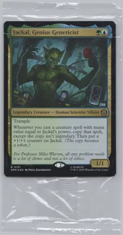 MTG Bling - Sealed Pre-Release Foil - Jackal, Genius Geneticist (SPM) - A541 - Image 1