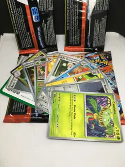 Pokemon Mega Evolution Chaos Rising ME04 39 Card Lot Of 4 Opened Packs Base Holo - Image 3