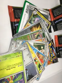 Pokemon Mega Evolution Chaos Rising ME04 39 Card Lot Of 4 Opened Packs Base Holo - Image 4