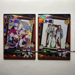 Mengka Pokemon Non-TCG Team Rocket RR-003 and RR-007 holo cards (2 Card Lot) - Image 1