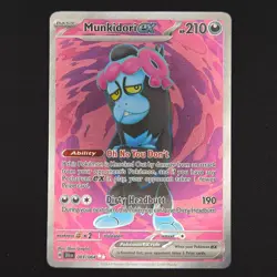 Pokemon TCG Card Munkidori ex 083/064 Shrouded Fable Ultra Rare - NM - Image 1
