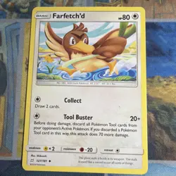 Farfetch’d #127/181 Team Up Sun & Moon Near Mint Pokemon TCG Uncommon Card - Image 1