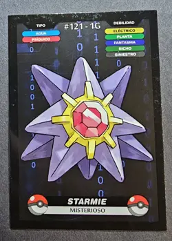 STARYU X STARMIE LOT - POKEMON KANTO CREALASER RARE TCG CARDS - Image 3