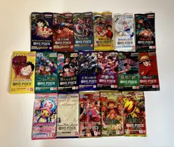 BANDAI One Piece Card Game TCG 18 pack set OP-1～OP-13 EB-1～3, PRB-1,2 Japanese - Image 1
