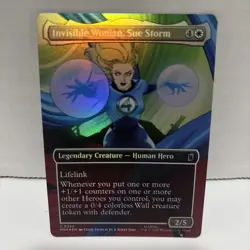 Invisible Woman, Sue Storm (Borderless) Marvel Super Heroes Foil - Image 1