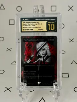 The Wandering Rescuer Textured Foil - CGC 10 Pristine - Duskmourn MTG Magic - Image 1