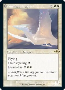 Timeless Dragon (Retro Frame) (Foil Etched) [MH2 - 388] NM Foil - Image 1