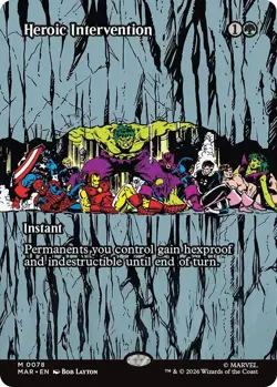 Heroic Intervention (0078) (Borderless) 78 MAR Magic: The Gathering Foil - Image 1