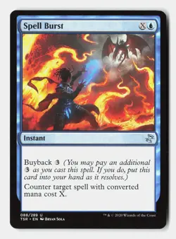 Spell Burst 88 Uncommon Time Spiral: Remastered Magic: The Gathering Near Mint - Image 1