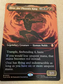 Ozai, the Phoenix King (0335) (Borderless) Avatar: The Last Airbender Foil Mtg - Image 1
