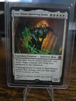 1x - Anti-Venom, Horrifying Healer - #01 - Marvel's Spider-Man - NM MTG - Image 1