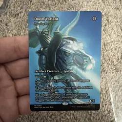 MTG Marvel Doom Variant Extended Art Mythic Artifact Creature - MAR M0099 - Image 1