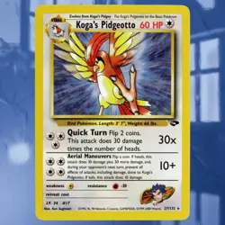 2000 Gym Challenge Koga's Pidgeotto #27/132 Pokemon Card ☆NM-MINT☆ See Photos - Image 1
