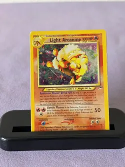 Light Arcanine 12/105 Neo Destiny Holo Rare Unlimited Pokemon Card 100 HP Card - Image 1