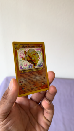 Light Arcanine 12/105 Neo Destiny Holo Rare Unlimited Pokemon Card 100 HP Card - Image 2