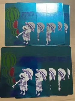 One Piece Natsucomi 2026 Card Luffy Eiichiro Oda Printed Signature Set Of 10 - Image 1