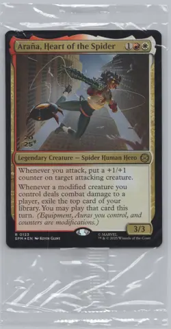 MTG Bling - Sealed Pre-Release Foil - Arana, Heart of the Spider (SPM) - A539 - Image 1