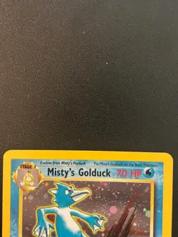 1st Edition Misty's Golduck 12/32 Holo Gym Challenge Pokemon Card! NM+ / MT - Image 2