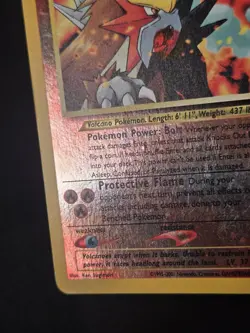 Entei- 34 Black Star PROMO Cosmic Reverse Holo Vintage 2001 Pokemon Card (MP) - Image 4