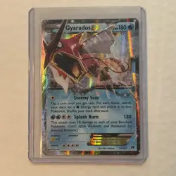 Pokemon TCG XY Breakpoint Gyarados EX Ultra Rare Holo Card 26/122 HP - Image 1