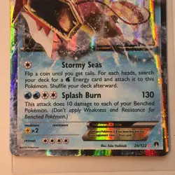 Pokemon TCG XY Breakpoint Gyarados EX Ultra Rare Holo Card 26/122 HP - Image 2