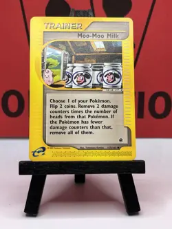 Moo-Moo Milk 155/165 Expedition E-Reader Regular Pokemon Card - Image 2