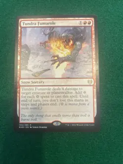 Tundra Fumarole Foil (361) Extended Art Kaldheim KHM MTG Magic - Image 1