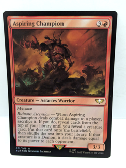 Aspiring Champion - Warhammer 40,000 - Surge Foil - Rare - Mtg - 40k 071 - Image 1