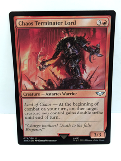 Chaos Terminator Lord - Warhammer 40,000 - Uncommon - Surge Foil - 40K 074 - Image 1