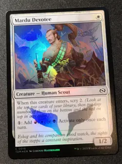 Mardu Devotee - Foil - TDM - MTG - EN - NM - 0016 - Image 1