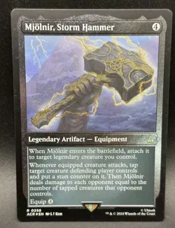 MTG Mjolnir, Storm Hammer R Assassin's Creed #258 Etched Foil - Image 1