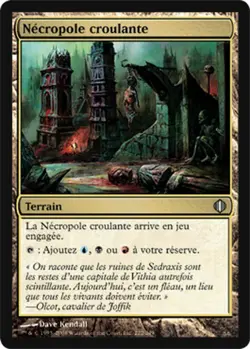 4 * Necropole Croulante Francais - 4 * French Crumbling Necropolis - Magic mtg - Image 1