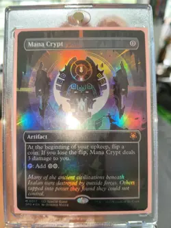 Mana Crypt (Borderless) Special Guests Foil EN Magic The Gathering Near Mint MTG - Image 1