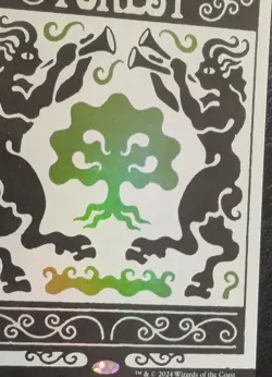 MTG Forest (SLD 0892) Secret Lair Drop (Bonus Land) Rainbow Foil - Image 5
