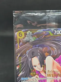 One Piece Card Game Boa Hancock Pre-Release Event Winner P-115 Near Mint Sealed - Image 2