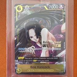 One Piece Card Game Boa Hancock Pre-Release Event Winner P-115 Near Mint Sealed - Image 1