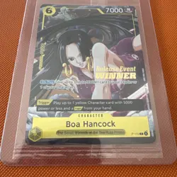 One Piece Card Game Boa Hancock Pre-Release Event Winner P-115 Near Mint Sealed - Image 2