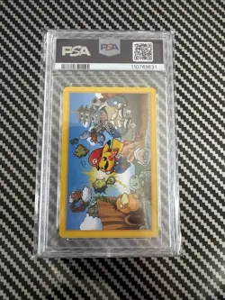 Pokemon Playing Cards, 8 Of Clubs, Mario Pikachu PSA 10 - Image 1