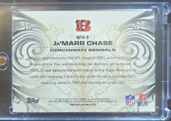 Jamarr Chase 2025 Topps Signature Class Monarchs Of The Game SSP Bengals #MTG-9 - Image 2