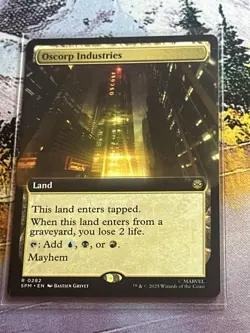Oscorp Industries - MTG SPM Marvel's Spider Man - NM/MINT Extended Art - Image 2