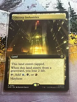 Oscorp Industries - MTG SPM Marvel's Spider Man - NM/MINT Extended Art - Image 3